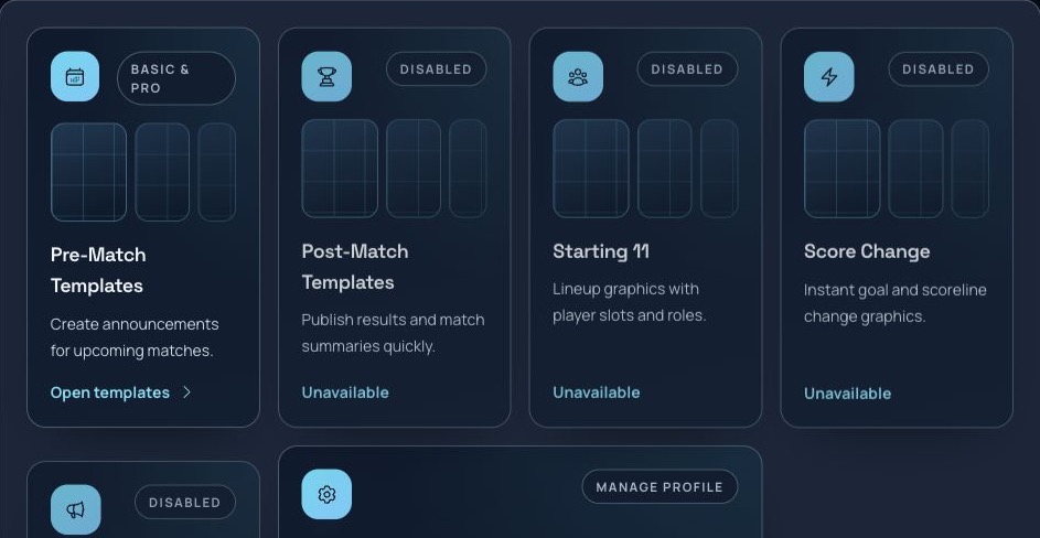 Template Categories